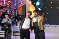 Следновогодишното шоу на 7/8 TV - Краси Радков и Тодор Башиянов като група "Молец"