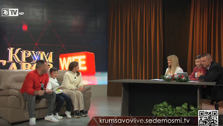 Крум Савов Live - Лео Бианки, Лучия Андреучи и техните синове - близнаците Николо и Матия